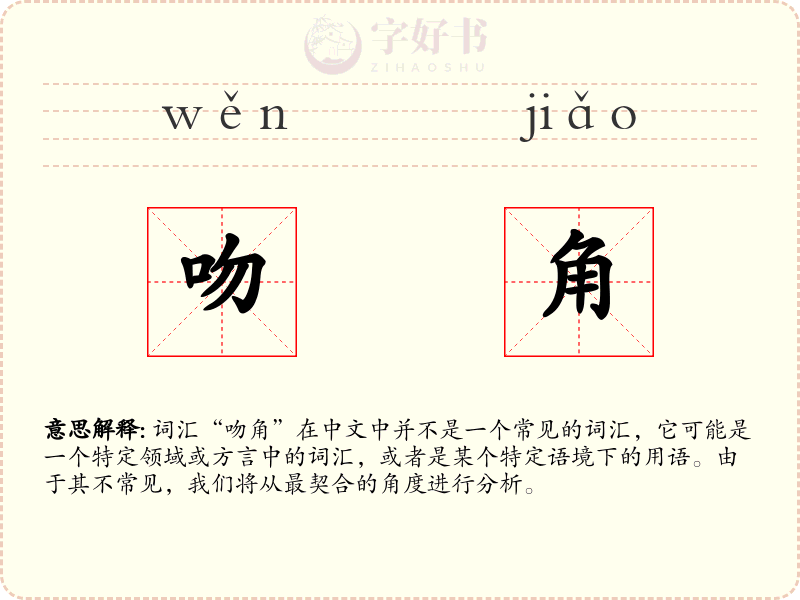 吻角