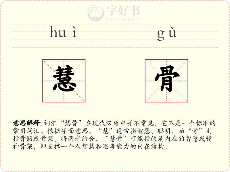 慧骨