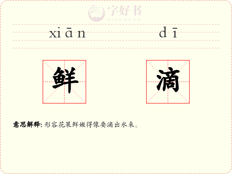 鲜滴