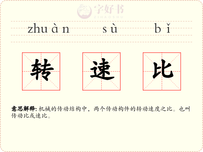 转速比