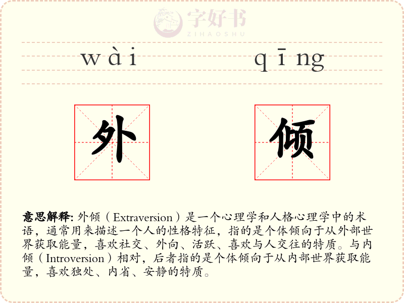 外倾