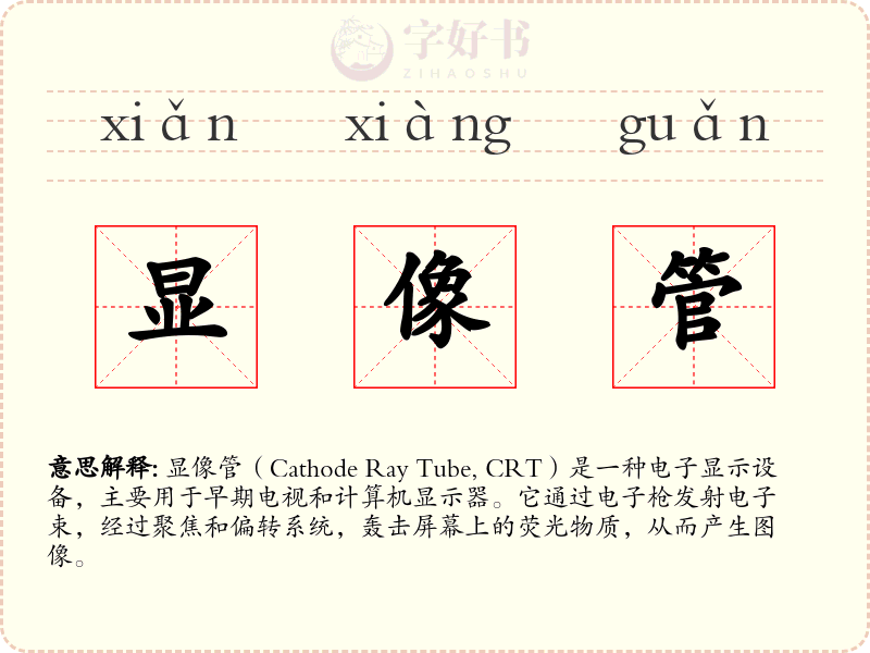 显像管