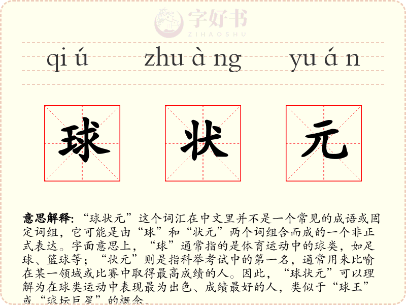 球状元