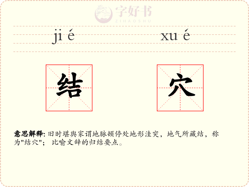 结穴