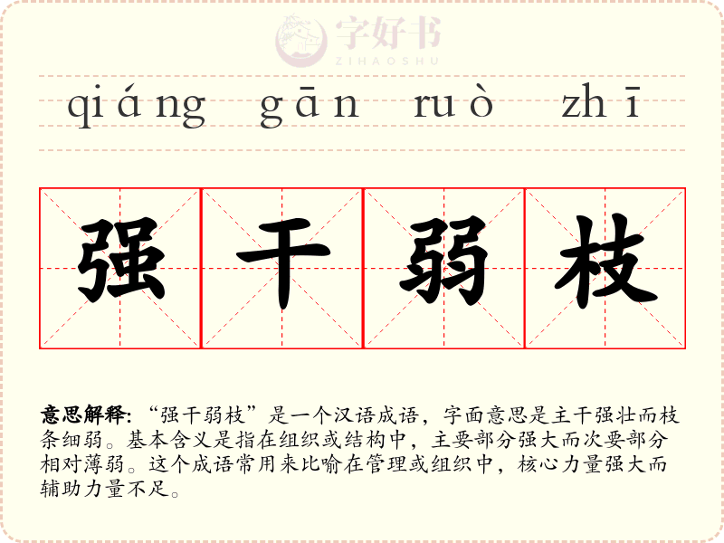 强干弱枝