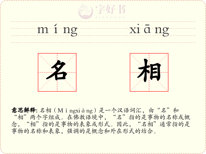 名相