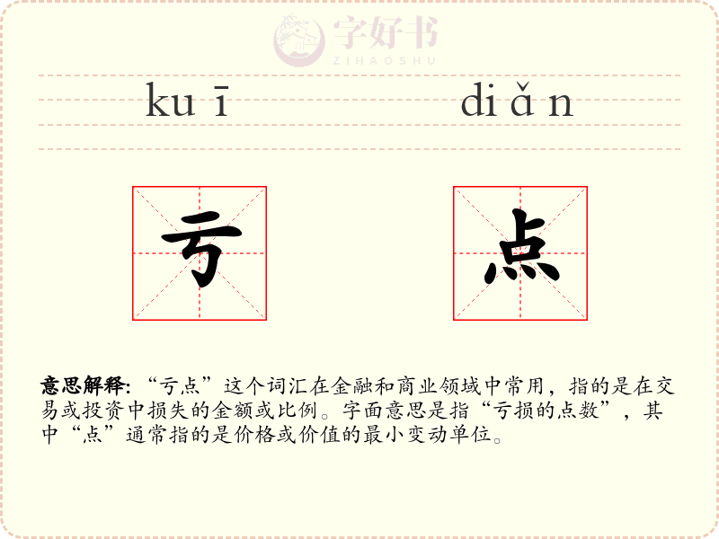 亏点