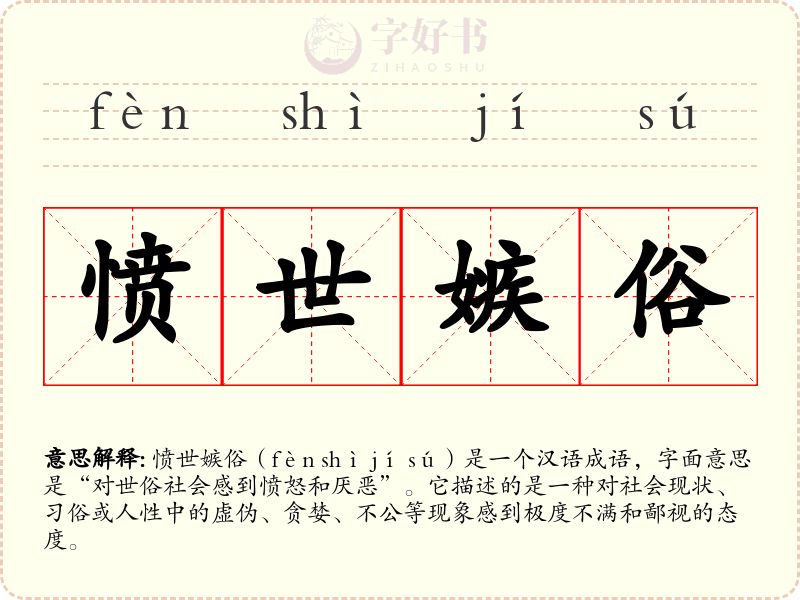 愤世嫉俗