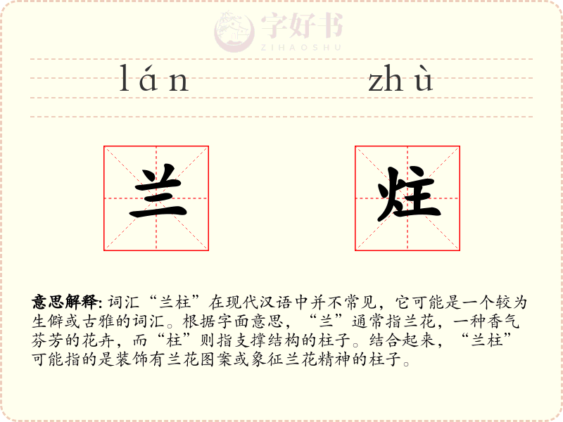兰炷