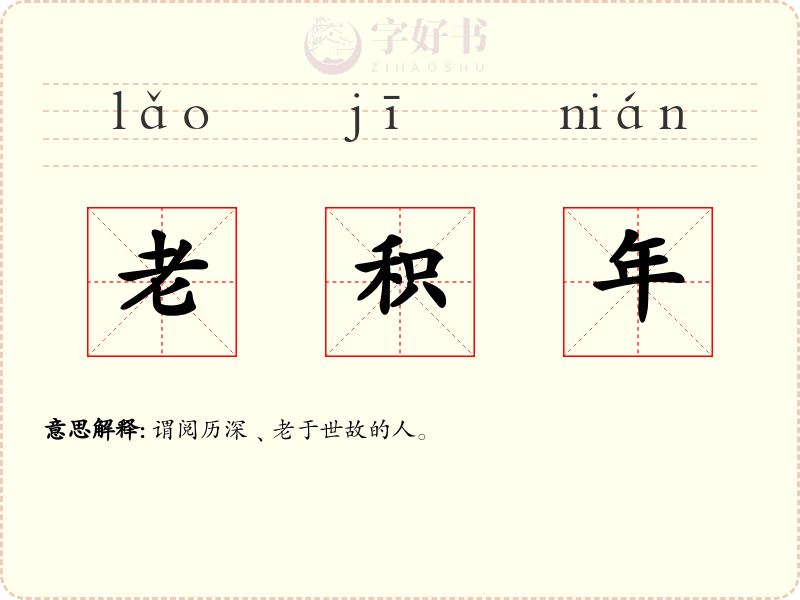 老积年