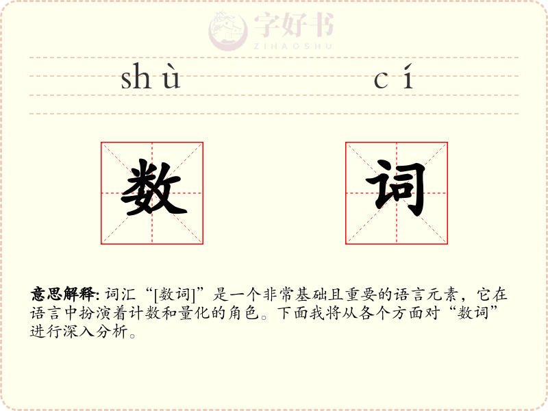数词