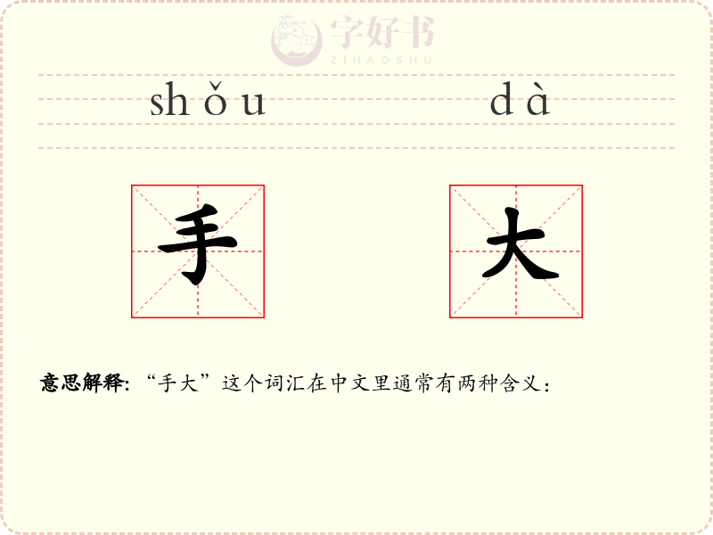 手大