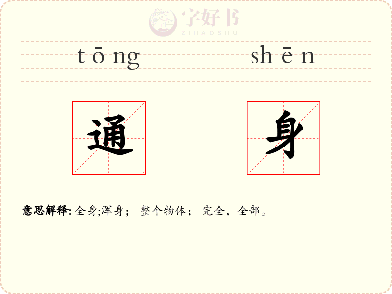 通身