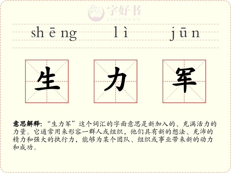 生力军