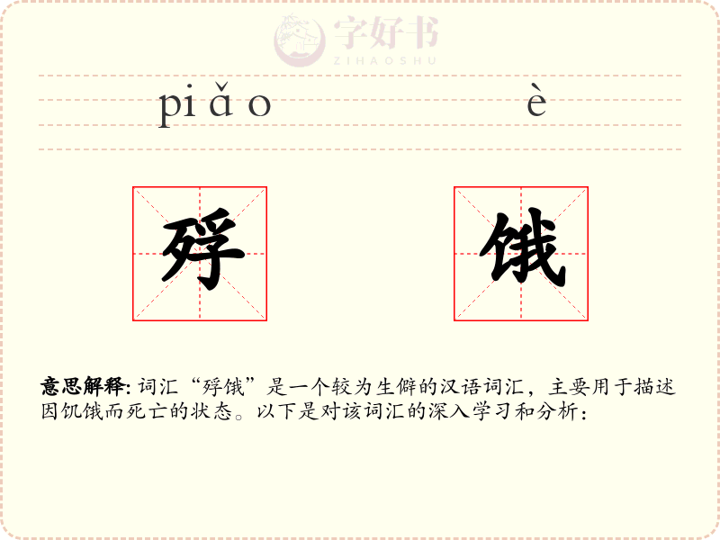 殍饿