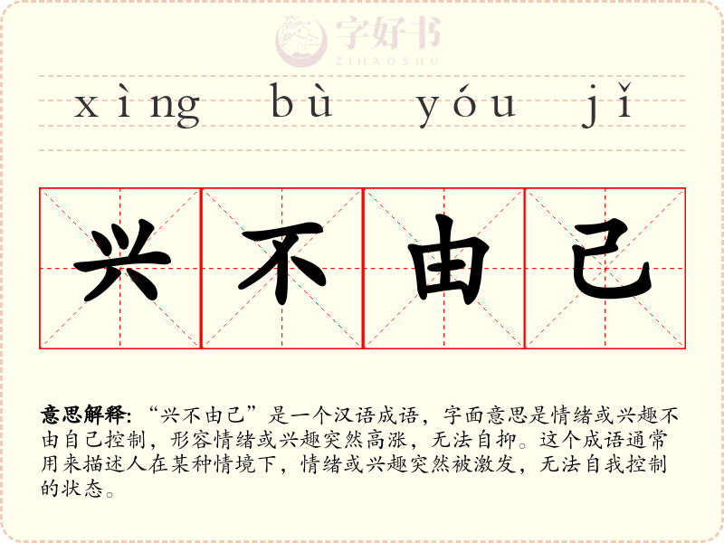 兴不由己