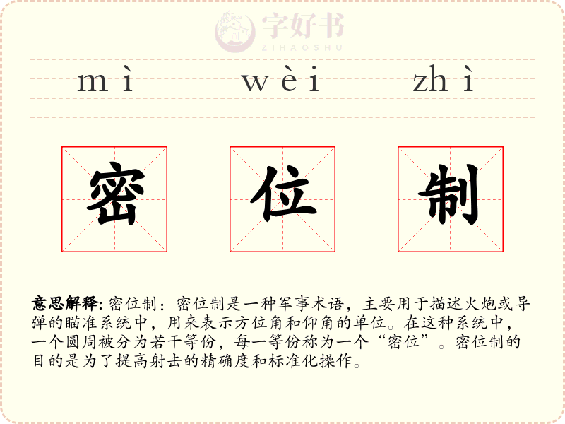 密位制
