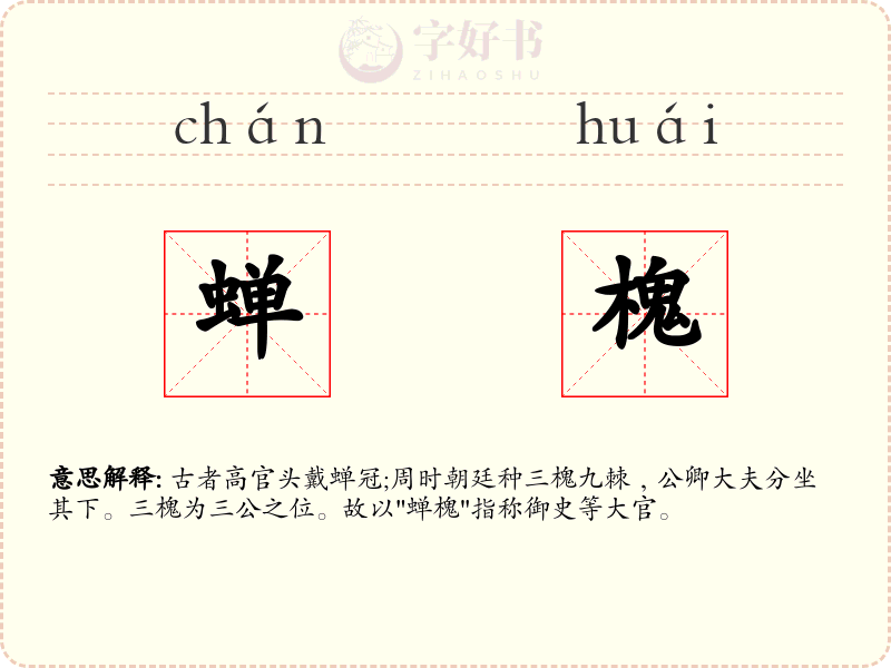 蝉槐