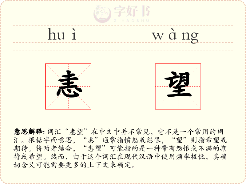 恚望
