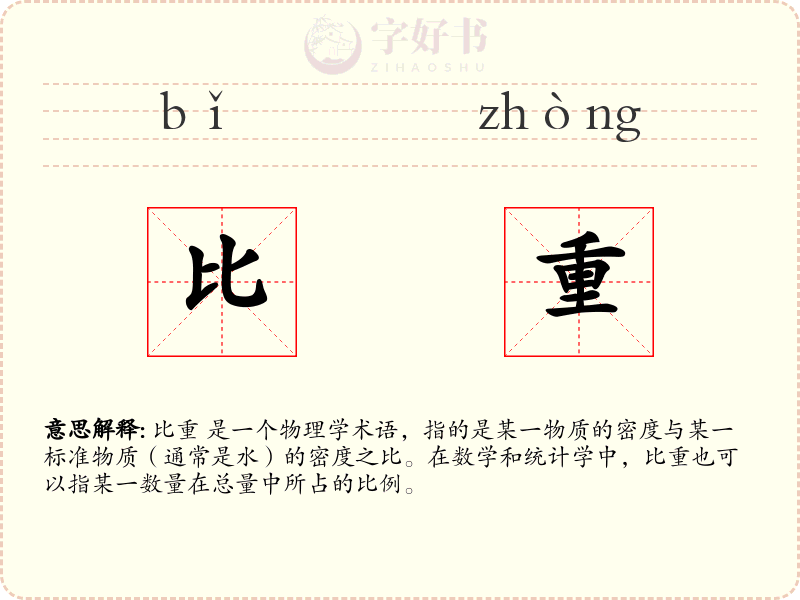 比重