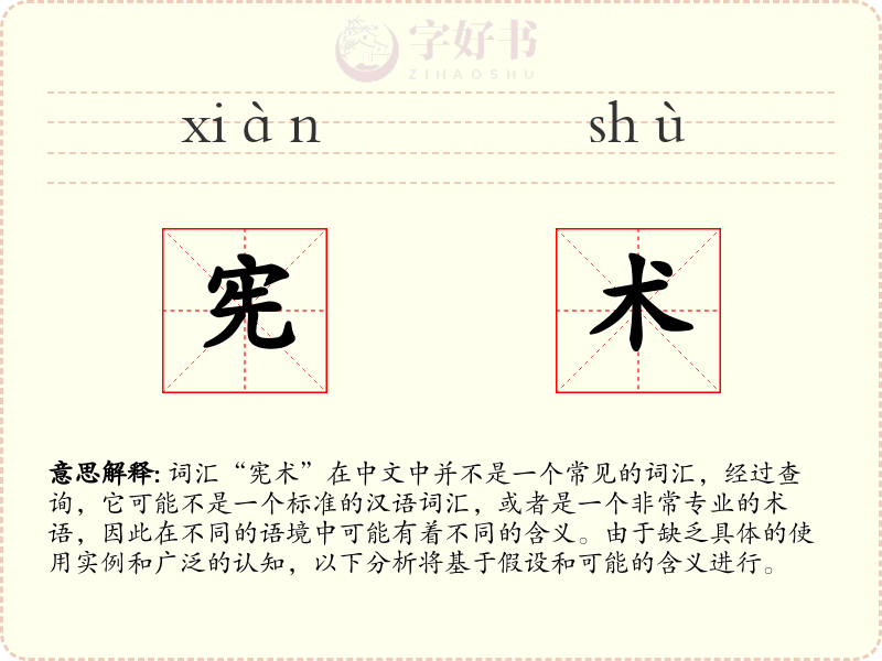 宪术