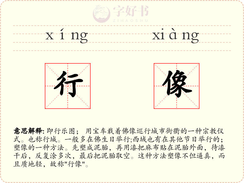 行像