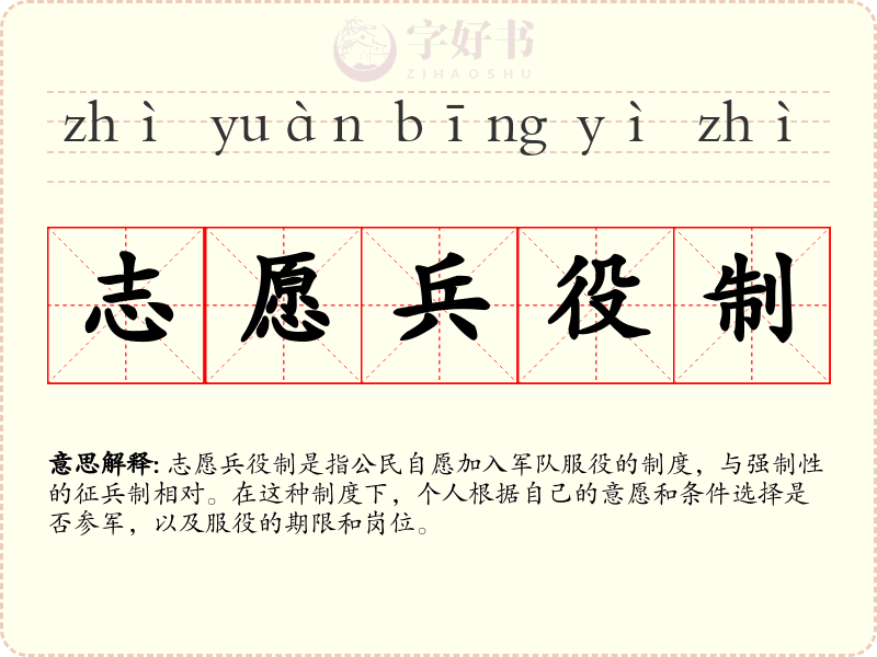 志愿兵役制