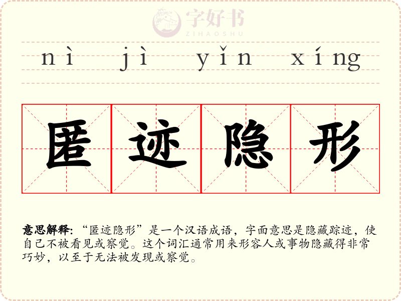 匿迹隐形