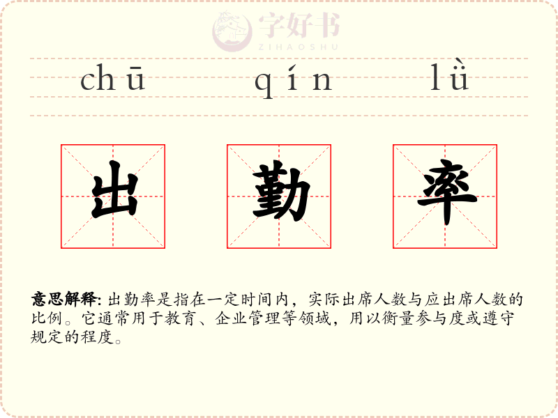 出勤率