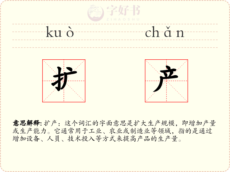 扩产
