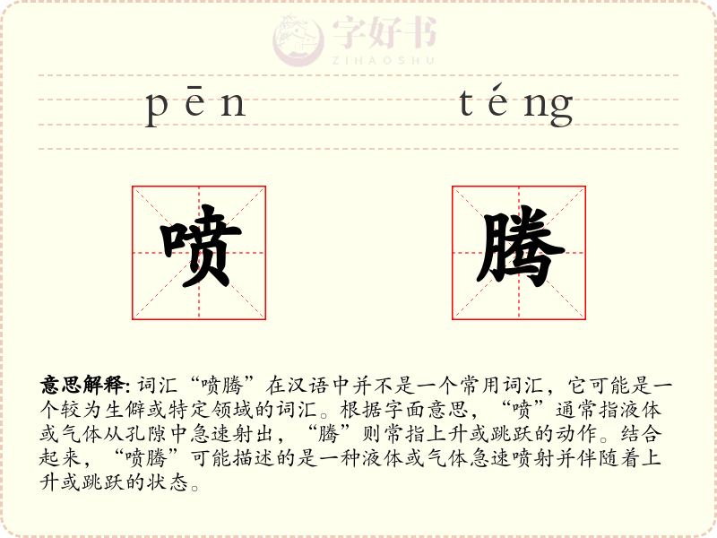 喷腾