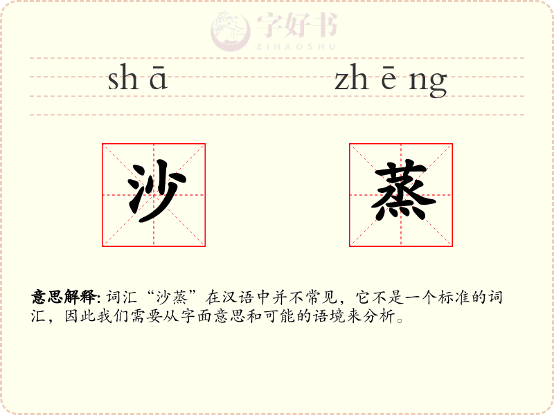 沙蒸
