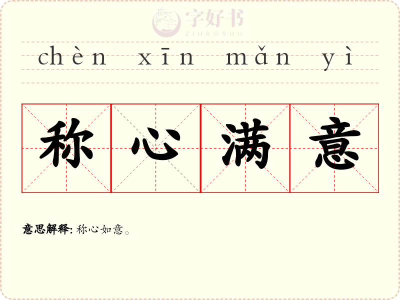 称心满意
