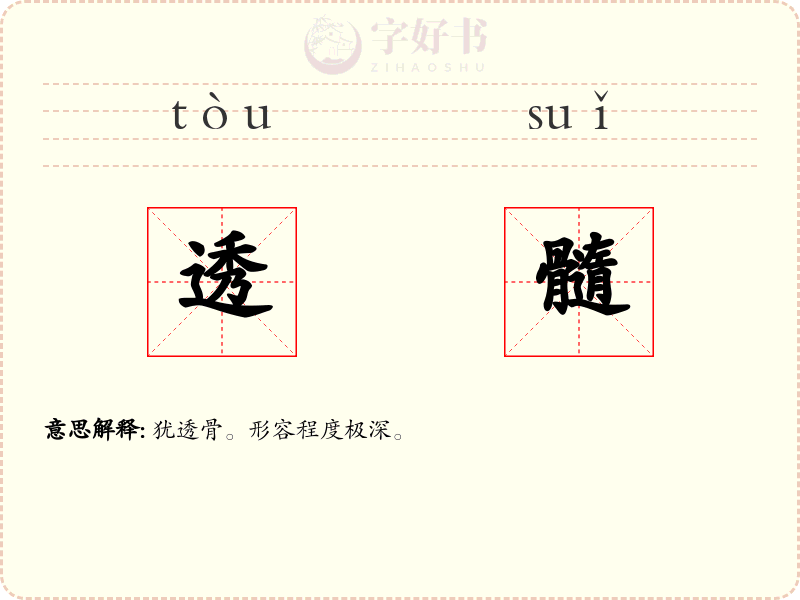 透髓