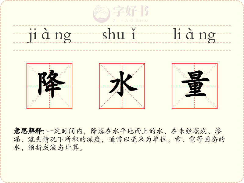 降水量