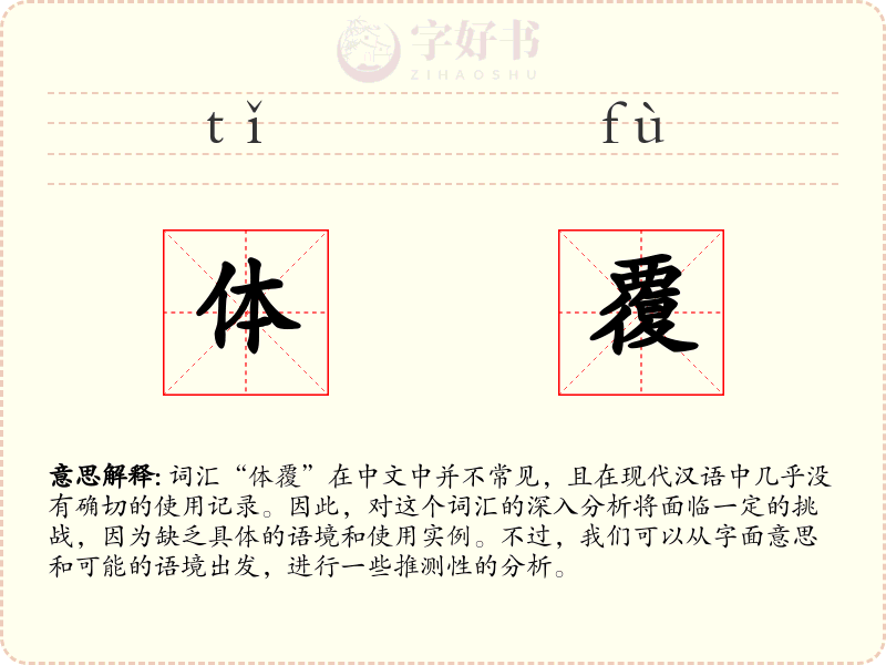 体覆