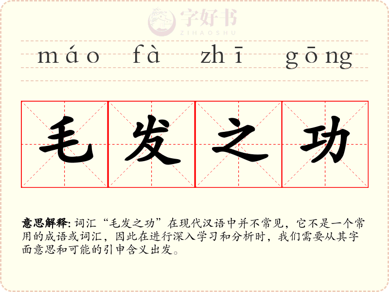 毛发之功