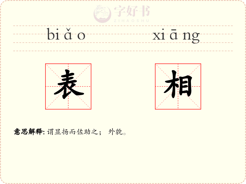表相