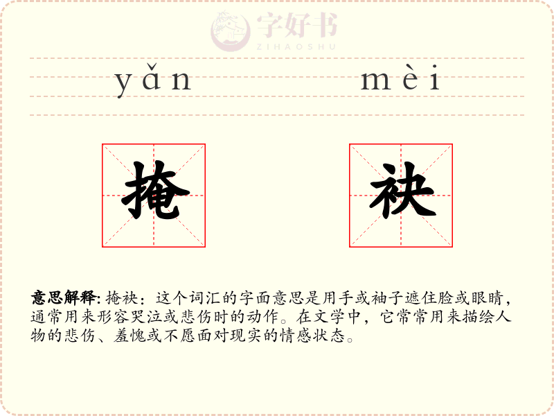 掩袂