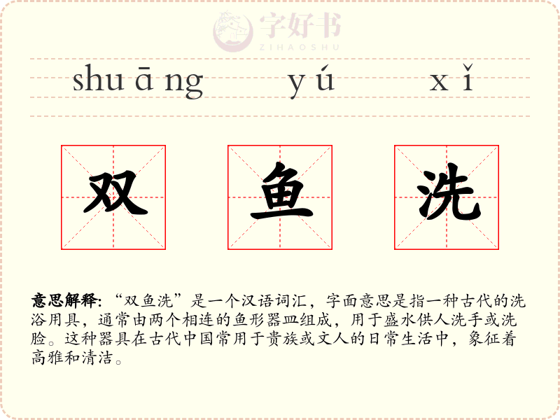双鱼洗