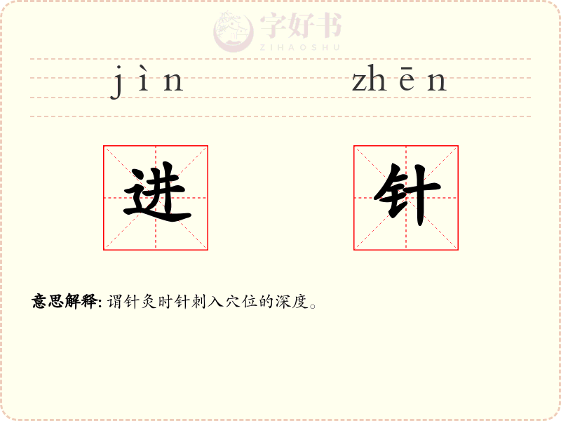 进针