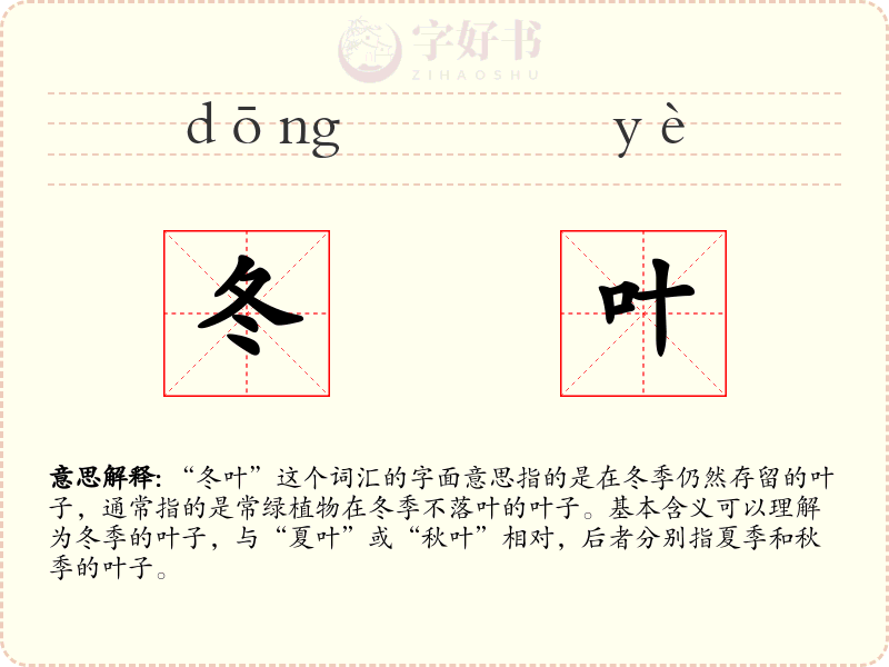 冬叶