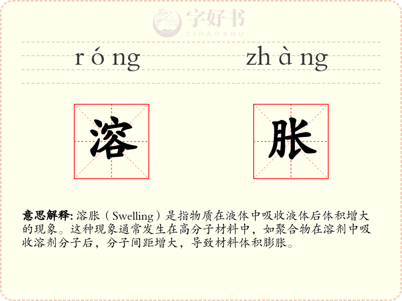 溶胀