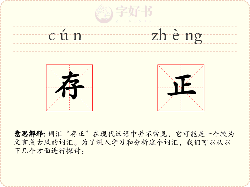 存正