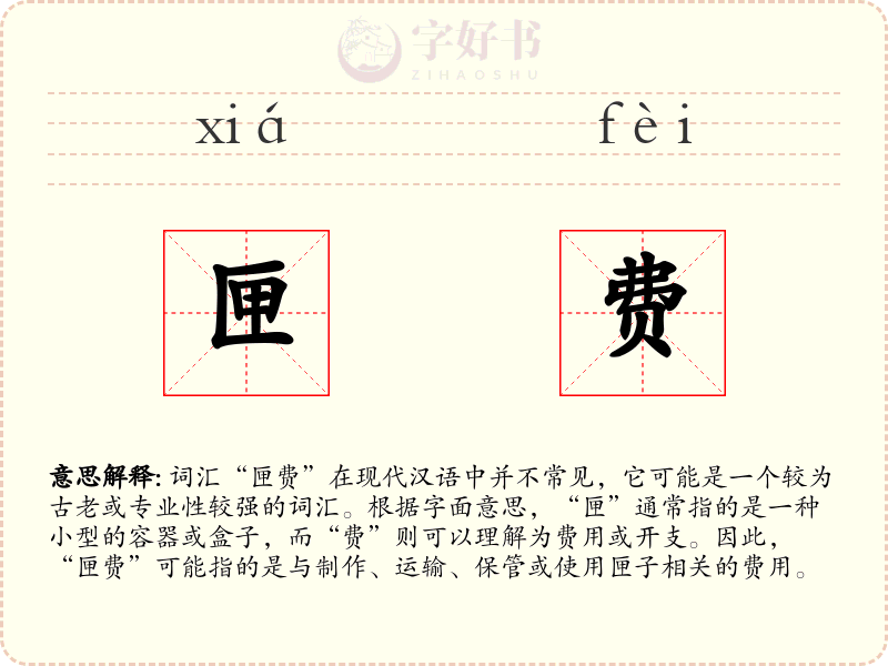 匣费