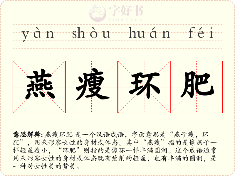 燕瘦环肥