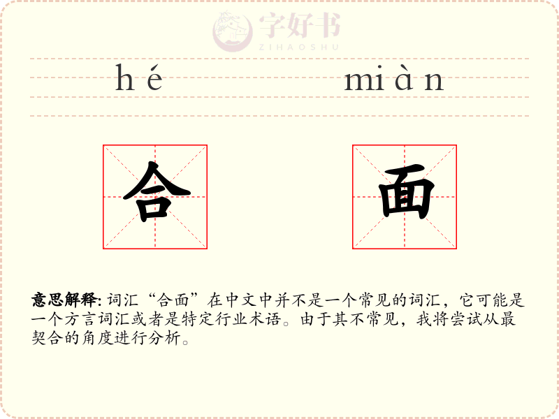合面