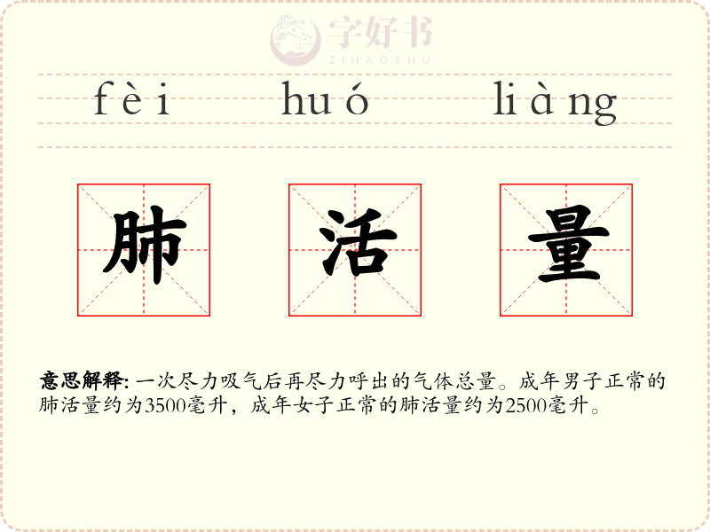 肺活量