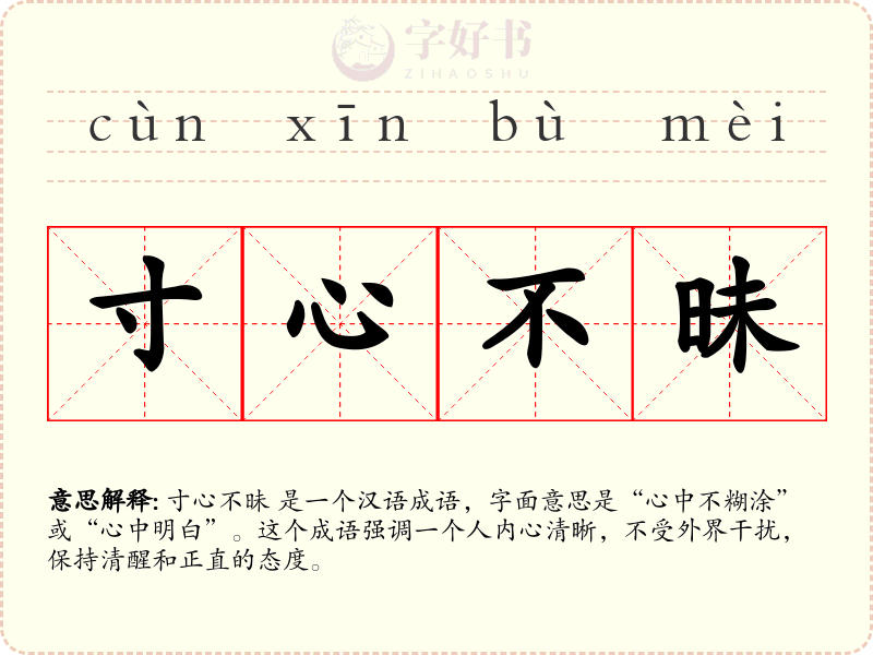 寸心不昧