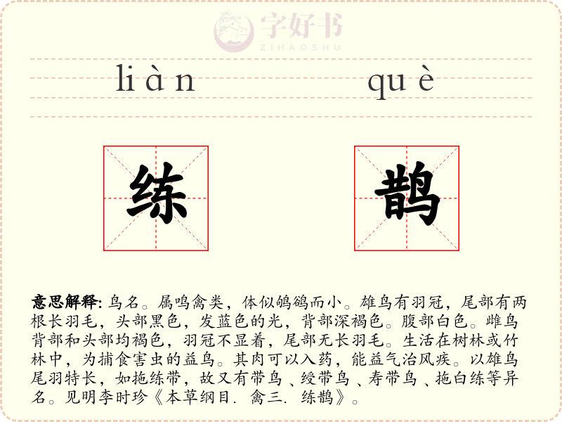 练鹊